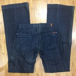7 For all mankind jeans with Swarovski pockets